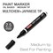 18 Colors, Oil-Based Paint Markers for Rock Painting, Medium Point, Waterproof ink, AP Certified, Great on Mug, Rock, Glass, Canvas, Metal and more (18 Colors)